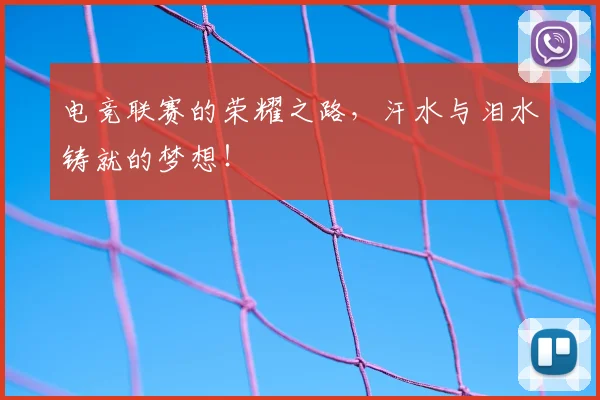 电竞联赛的荣耀之路，汗水与泪水铸就的梦想！