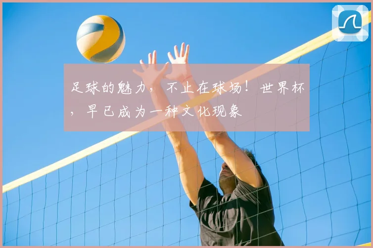 足球的魅力,不止在球场!世界杯,早已成为一种文化现象